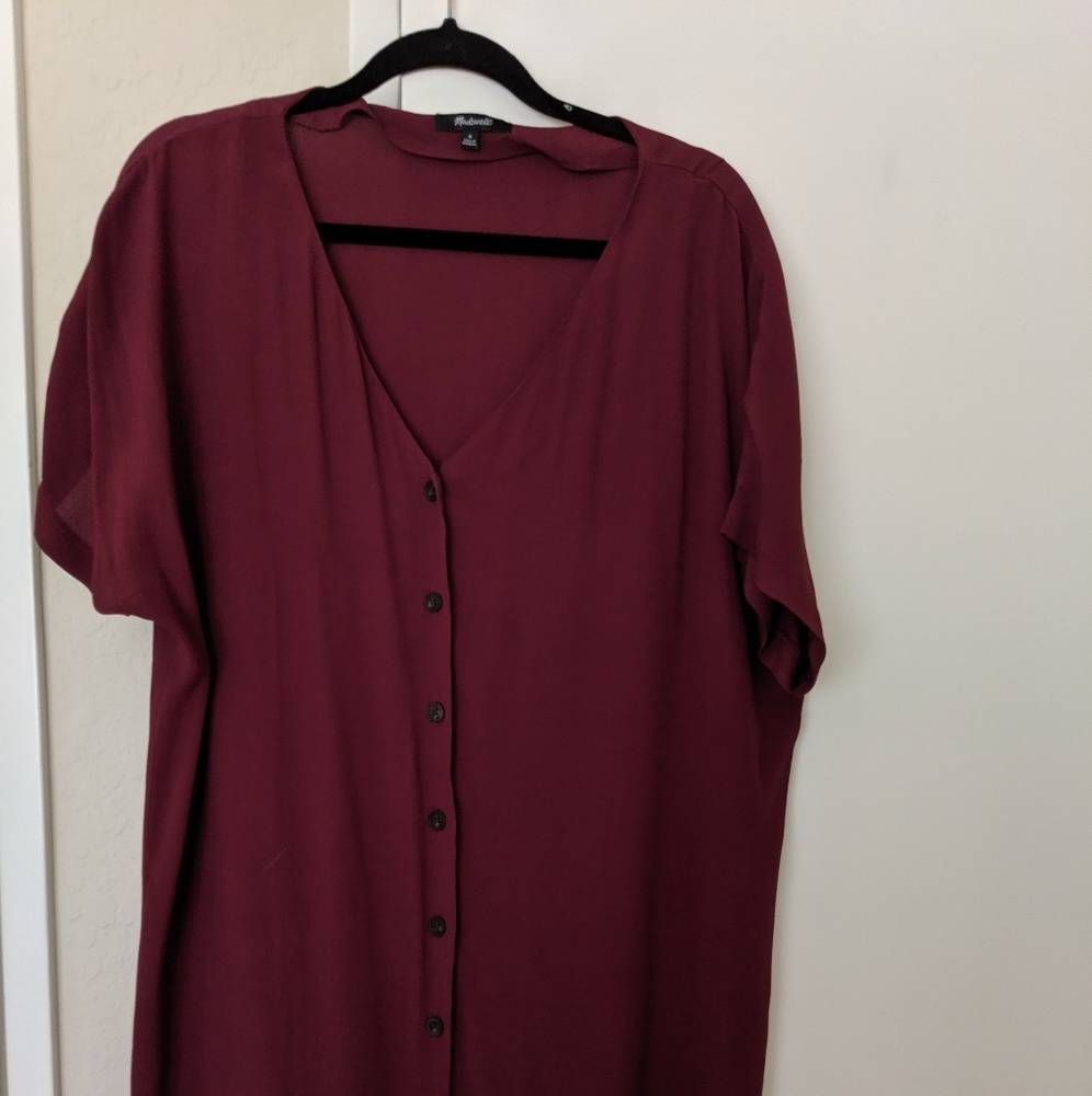 Madewell button down dress